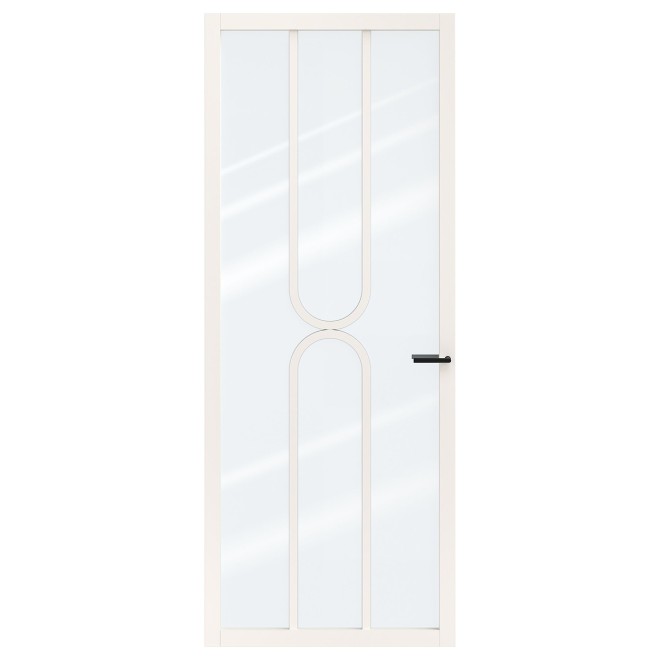 Binnendeur Skantrae SSL 14620 Blank Glas Wit Gelakt